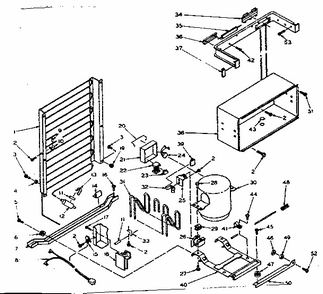 Unit Parts Diagram and Parts List for 106T14FS  Kenmore Refrigerator