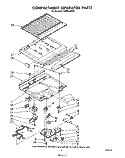 COMPARTMENT SEPARATOR Diagram and Parts List for ET18PKXSW00  Whirlpool Refrigerator