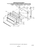 FREEZER DOOR Diagram and Parts List for ET18JKYSW09  Whirlpool Refrigerator