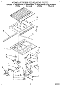 COMPARTMENT SEPARATOR Diagram and Parts List for ET18NMXAN03  Whirlpool Refrigerator