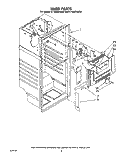 LINER Diagram and Parts List for ET18JMYSN00  Whirlpool Refrigerator
