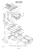 SHELF Diagram and Parts List for ET20PKXTG00  Whirlpool Refrigerator