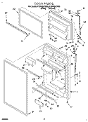 DOOR Diagram and Parts List for ET20NMXDN02  Whirlpool Refrigerator