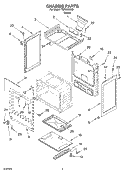 CHASSIS Diagram and Parts List for TGP302KW0  Estate Range