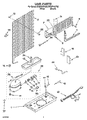 UNIT PARTS Diagram and Parts List for ET8BPKXKT02  Whirlpool Refrigerator