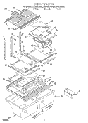 SHELF, OPTIONAL Diagram and Parts List for ET21CKXHB01  Whirlpool Refrigerator