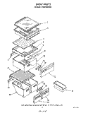 SHELF Diagram and Parts List for ED25RQXWW02  Whirlpool Refrigerator
