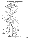 COMPARTMENT SEPARATOR Diagram and Parts List for ET20AKXSW03  Whirlpool Refrigerator
