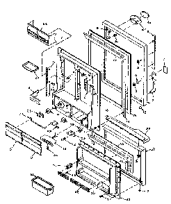 Door Parts Diagram and Parts List for 106W16G3  Kenmore Refrigerator