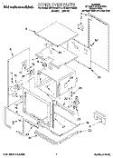 UPPER OVEN, OPTIONAL Diagram and Parts List for KEBS276BWH2  KitchenAid Wall Oven