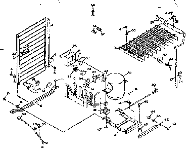 Unit Parts Diagram and Parts List for 106S12E-3  Kenmore Refrigerator