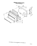FREEZER DOOR Diagram and Parts List for ET18SKRSW00  Whirlpool Refrigerator