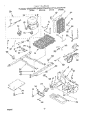 UNIT Diagram and Parts List for GD22DFXFB03  Whirlpool Refrigerator