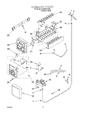 ICE MAKER Diagram and Parts List for GD22SFXHS02  Whirlpool Refrigerator