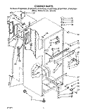 CABINET Diagram and Parts List for ET18NKYXN01  Whirlpool Refrigerator