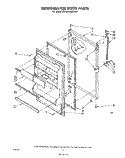 REFRIGERATOR DOOR , MISCELLANEOUS Diagram and Parts List for ET18XKMWR0  Whirlpool Refrigerator