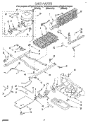 UNIT Diagram and Parts List for ET22DKXAW03  Whirlpool Refrigerator
