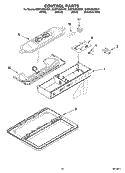 CONTROL PARTS Diagram and Parts List for GC5THEXNB01  Whirlpool Refrigerator