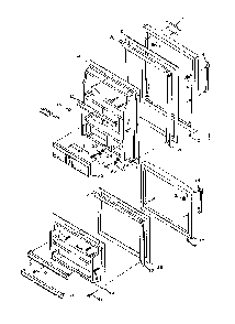 Door Parts Diagram and Parts List for 106T13GIM1  Kenmore Refrigerator