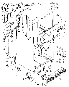 Cabinet Diagram and Parts List for ET20NKXSM11  Whirlpool Refrigerator