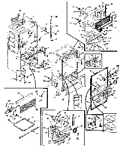 Refrigerator Cabinet Parts Diagram and Parts List for 198M17EL-G  Kenmore Refrigerator