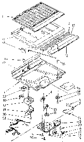 Compartment Separator Diagram and Parts List for ET18JKXSN04  Whirlpool Refrigerator