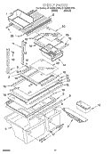 SHELF, OPTIONAL Diagram and Parts List for ET18MMXJT00  Whirlpool Refrigerator