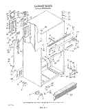 CABINET Diagram and Parts List for ET20DKXVM04  Whirlpool Refrigerator
