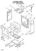 CHASSIS Diagram and Parts List for TGP325KW0  Estate Range