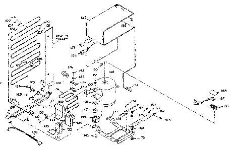 Unit Parts Diagram and Parts List for 106N12D  Kenmore Refrigerator
