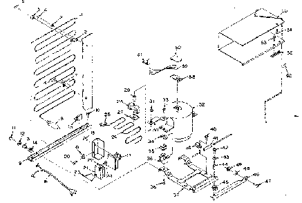 Unit Parts Diagram and Parts List for 106N10S  Kenmore Refrigerator