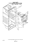 LINER Diagram and Parts List for ET18NKXXN00  Whirlpool Refrigerator