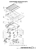 COMPARTMENT SEPARATOR Diagram and Parts List for ET18PKXPWR0  Whirlpool Refrigerator