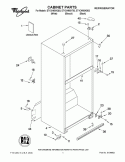 CABINET PARTS Diagram and Parts List for ET1CHMXKT03  Whirlpool Refrigerator