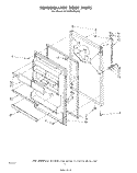 REFRIGERATOR DOOR, NOT ILLUSTRATED Diagram and Parts List for ET18PKXPWR0  Whirlpool Refrigerator