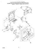 Part Location Diagram of 2207045B Whirlpool COVER-FRNT
