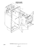 LINER Diagram and Parts List for ET18ZKXTW00  Whirlpool Refrigerator