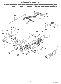 CONTROL PARTS Diagram and Parts List for GS6NVEXSB00  Whirlpool Refrigerator