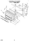 FREEZER DOOR Diagram and Parts List for ET22DMXBW02  Whirlpool Refrigerator
