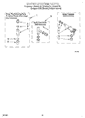 WATER SYSTEM Diagram and Parts List for  Whirlpool Washer