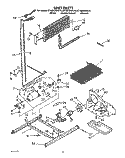 UNIT Diagram and Parts List for ET18ZKXWG10  Whirlpool Refrigerator