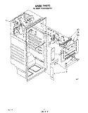 LINER Diagram and Parts List for ET18TKXMWR0  Whirlpool Refrigerator
