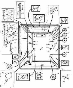 Refrigerator Liner Parts Diagram and Parts List for 106MR11E-H  Kenmore Refrigerator