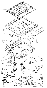 Compartment Separator Diagram and Parts List for ET18GKXSG0B  Whirlpool Refrigerator
