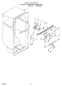 LINER Diagram and Parts List for ET20NMXAN02  Whirlpool Refrigerator