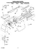 ICEMAKER PARTS, OPTIONAL PARTS (NOT INCLUDED) Diagram and Parts List for GB2SHDXPB02  Whirlpool Refrigerator