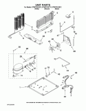 UNIT PARTS Diagram and Parts List for ET8WTKXKQ12  Whirlpool Refrigerator