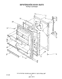 REFRIGERATOR DOOR, LIT/OPTIONAL Diagram and Parts List for ET18HKXSW0B  Whirlpool Refrigerator