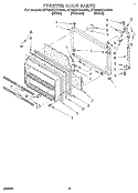 FREEZER DOOR Diagram and Parts List for ET22DKXAW03  Whirlpool Refrigerator