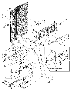 Unit Diagram and Parts List for ET18GKXSF04  Whirlpool Refrigerator
